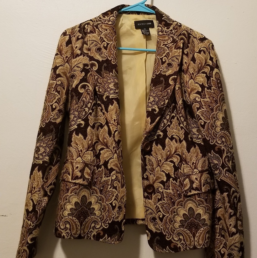 Courdoroy brocade jacket
